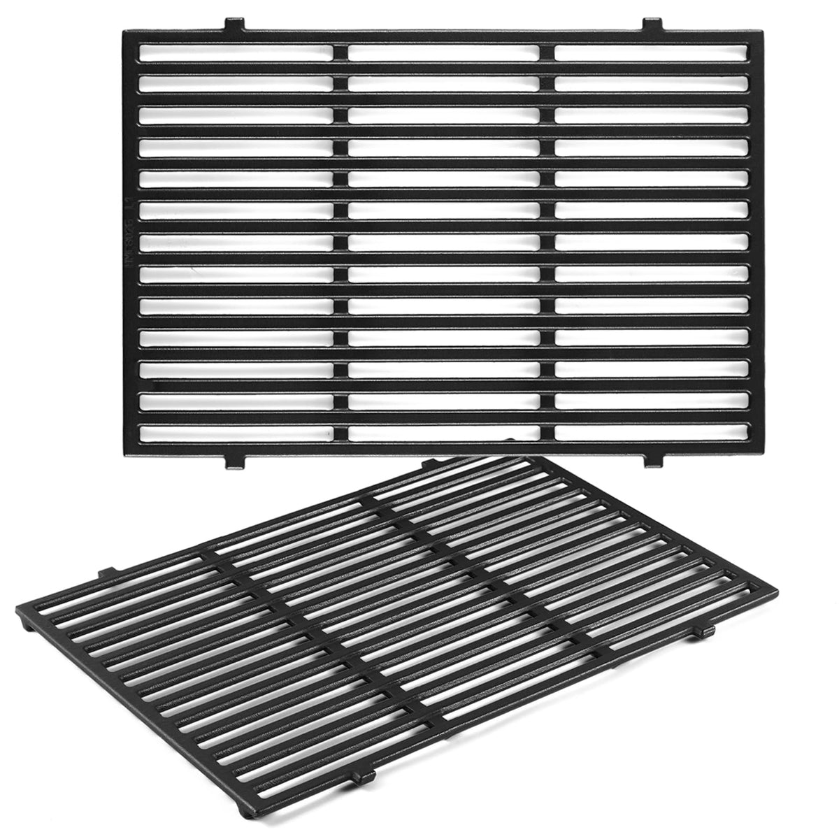 Charbrofire Weber Spirit E310 grates close-up highlighting durable matte enamel cast iron for even searing