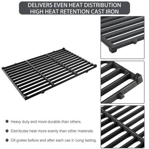 Charbrofire Weber Spirit II E310 grates installation close-up shows easy compatibility