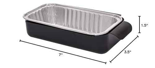 Charbroil disposable pans in package, enabling quick cleanup after cooking.