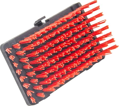 Charbroil Cool-Clean Brush XL bristles with ceramic-infused durability close-up.