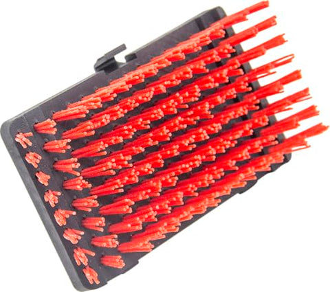 Charbroil Cool-Clean Brush XL bristles with ceramic-infused durability close-up.