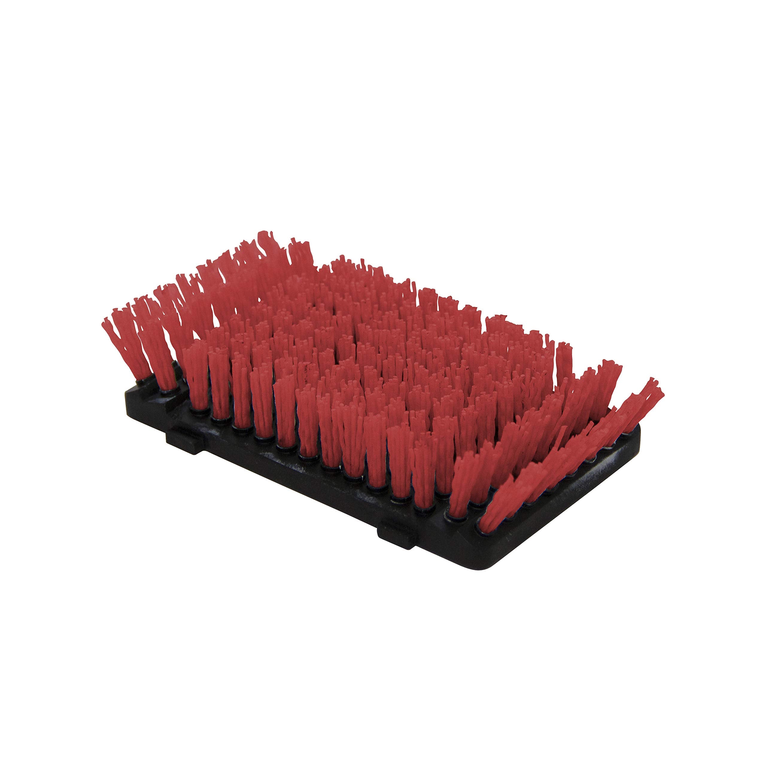 Charbroil Cool-Clean Brush XL replacement head close-up for safe cleaning.