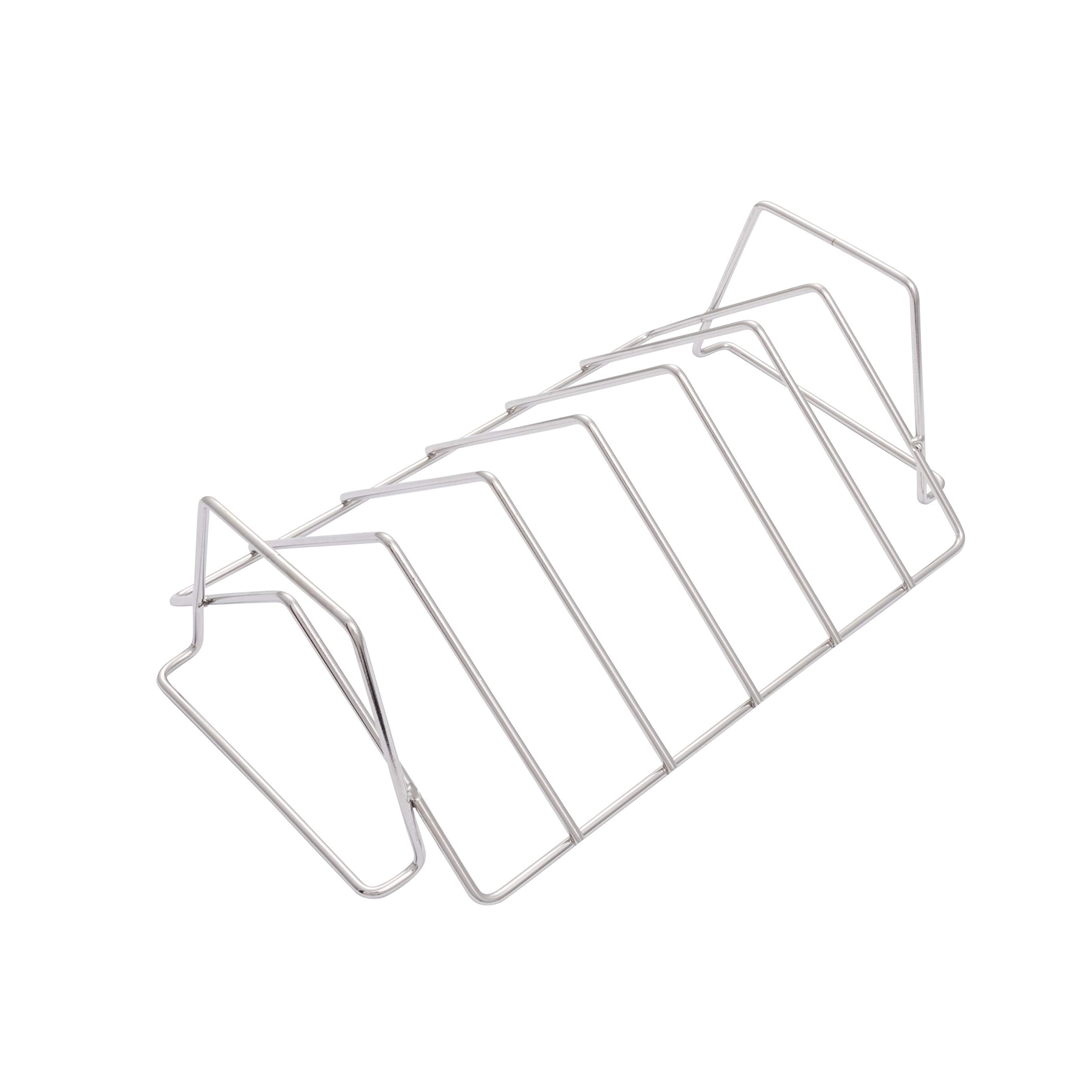 Charbroil Grill Plus Rib & Roast Rack front view, space-saving rib stacking