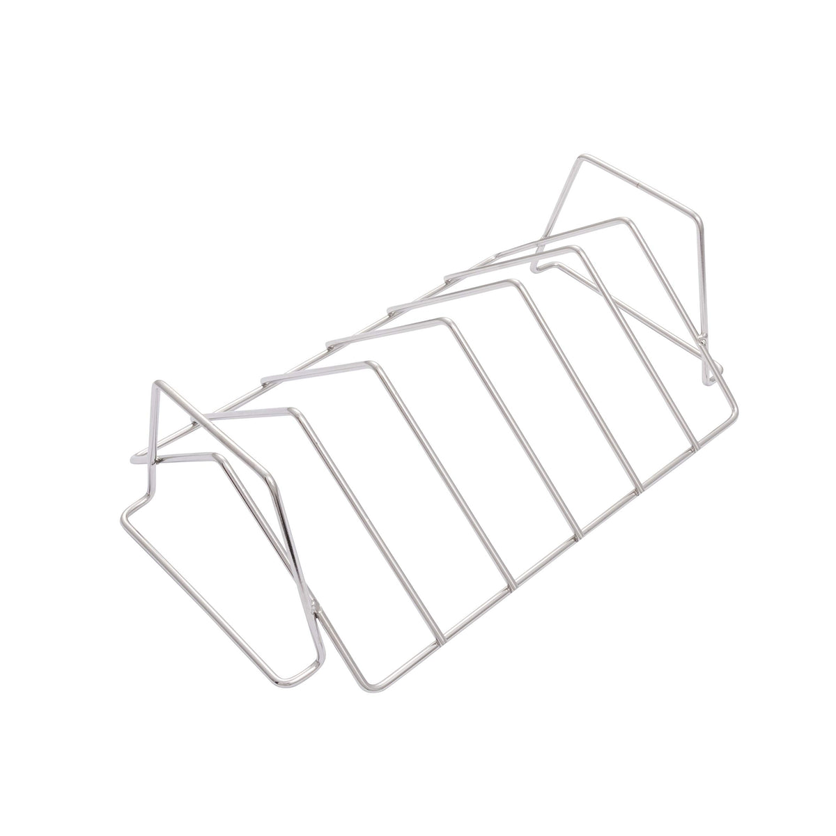 Charbroil Grill Plus Rib & Roast Rack front view, space-saving rib stacking