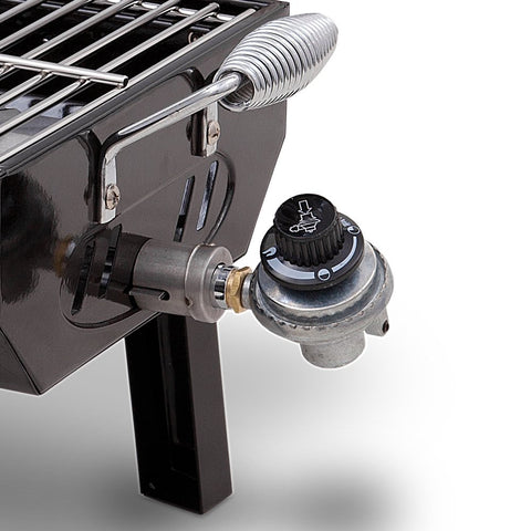 Charbroil heat-resistant handles for safe, easy transport.