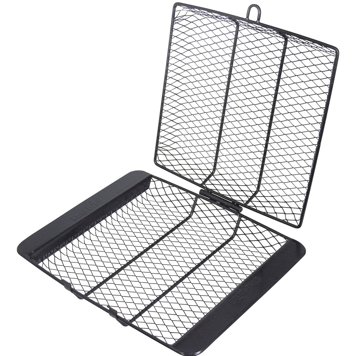 Char-Broil Non-Stick Grill Basket with locking lid securely grilling vegetables