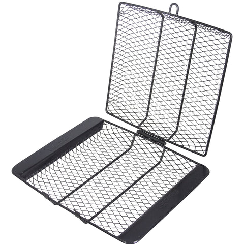 Char-Broil Non-Stick Grill Basket with locking lid securely grilling vegetables