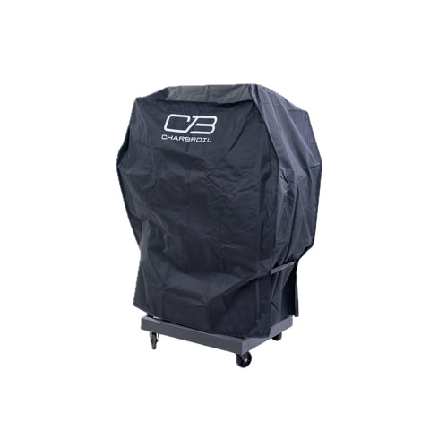 Charbroil Performance small grill cover front view protects against rain and sun.