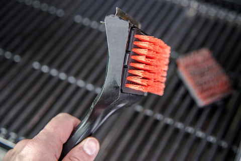 Charbroil SAFER porcelain-surface safe cleaning demonstration