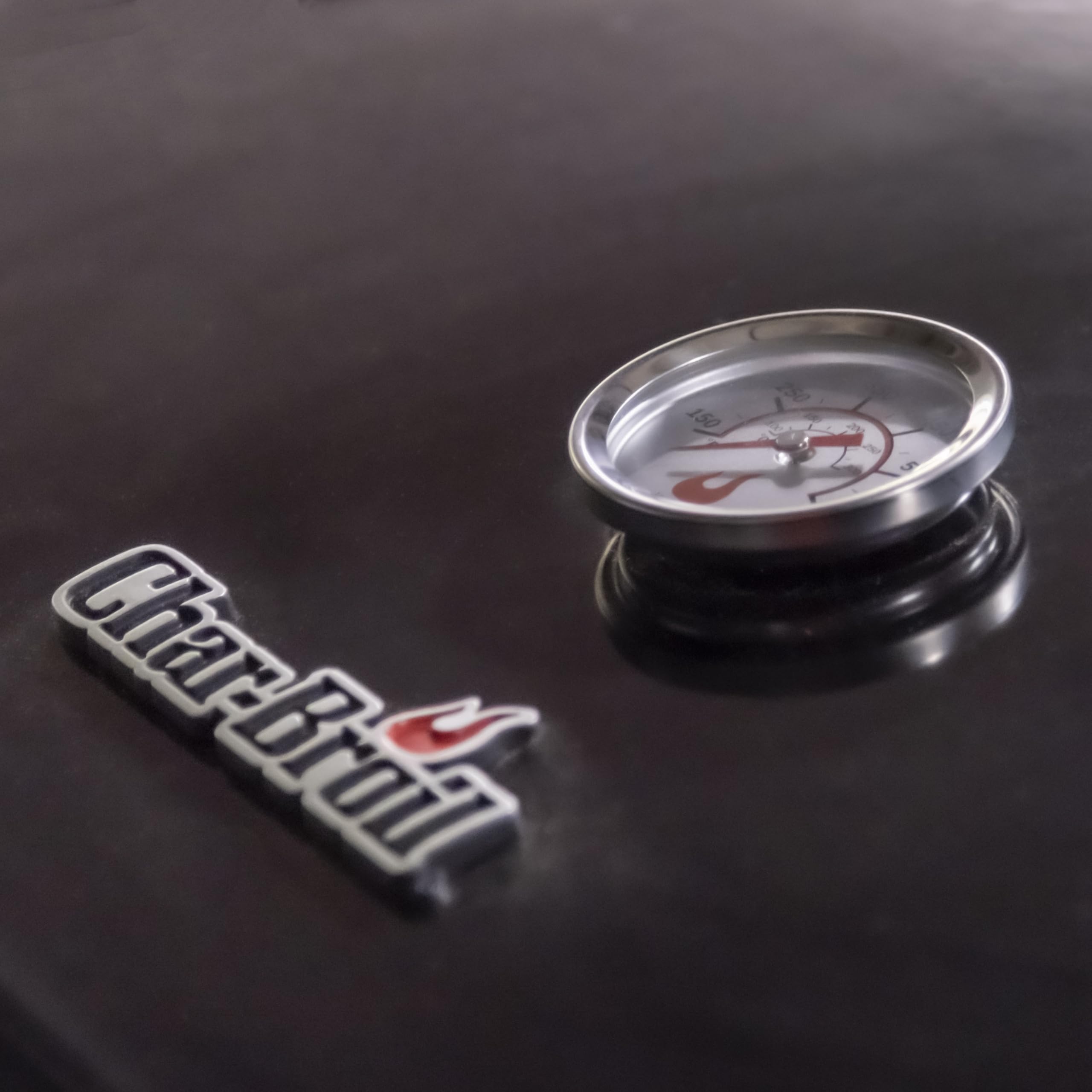 Charbroil stainless steel body close up highlighting durability