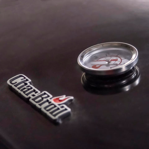 Charbroil stainless steel body close up highlighting durability