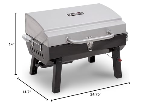 Charbroil portable grilling ideal for tailgates, camping, and beach trips.