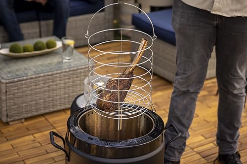 Charbroil The Big Easy front grease tray for simple cleanup and juices capture