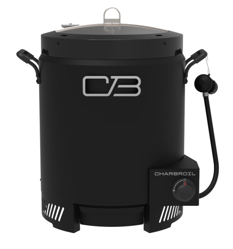 Charbroil The Big Easy oil-less fryer pot ready for oil-free turkey and easier cleanup