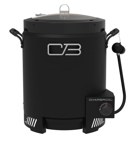 Charbroil The Big Easy oil-less fryer pot ready for oil-free turkey and easier cleanup