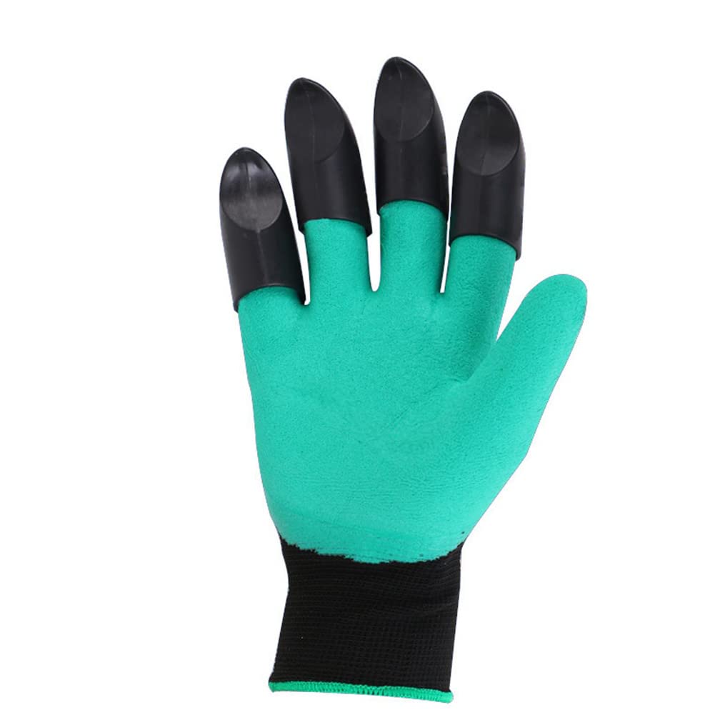Chargenyang gloves help move rocks in garden beds
