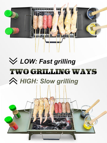 Charmline grill stable ventilation, delivers steady heat on varied terrain.