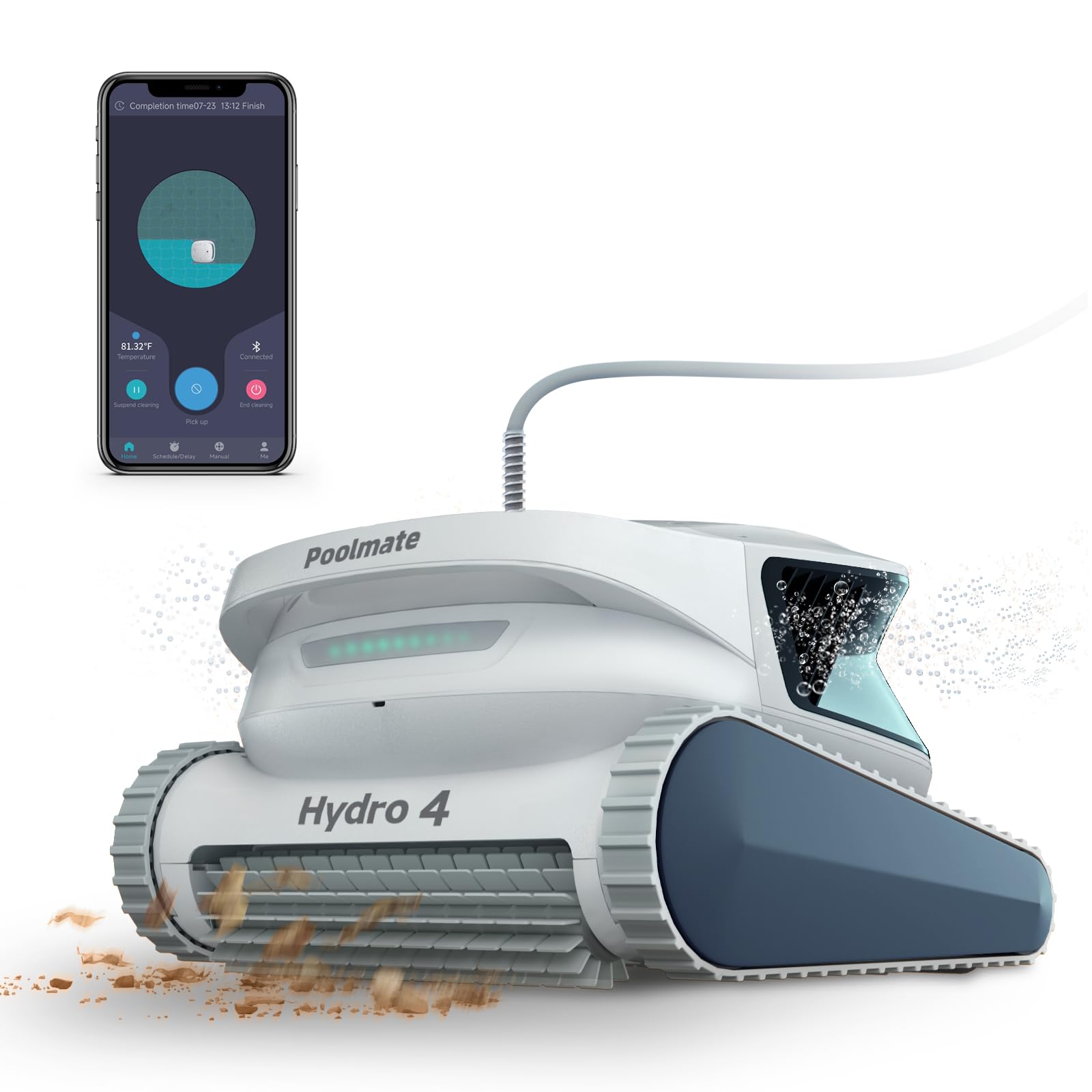 Chasing Poolmate Hydro 4 front view with corded power.