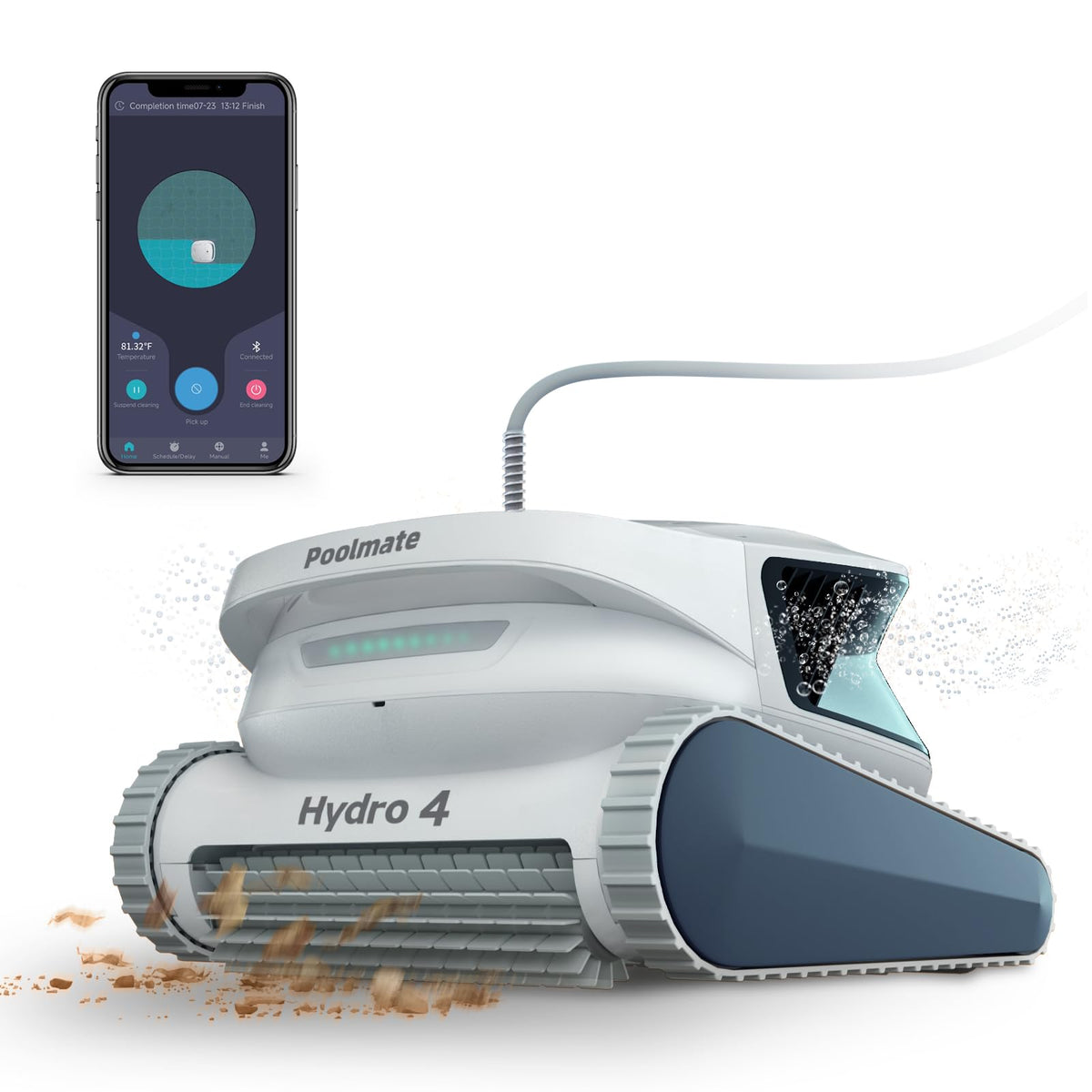 Chasing Poolmate Hydro 4 front view with corded power.
