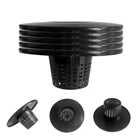 CHTASO 6in wide lip bucket lid closeup for sturdy DWC compatibility and handling