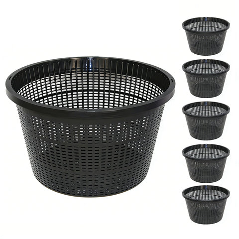CHTASO 8.5-inch aquatic plant basket top view for clean planting