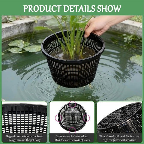 CHTASO durable mesh design basket emphasizes water flow and root support