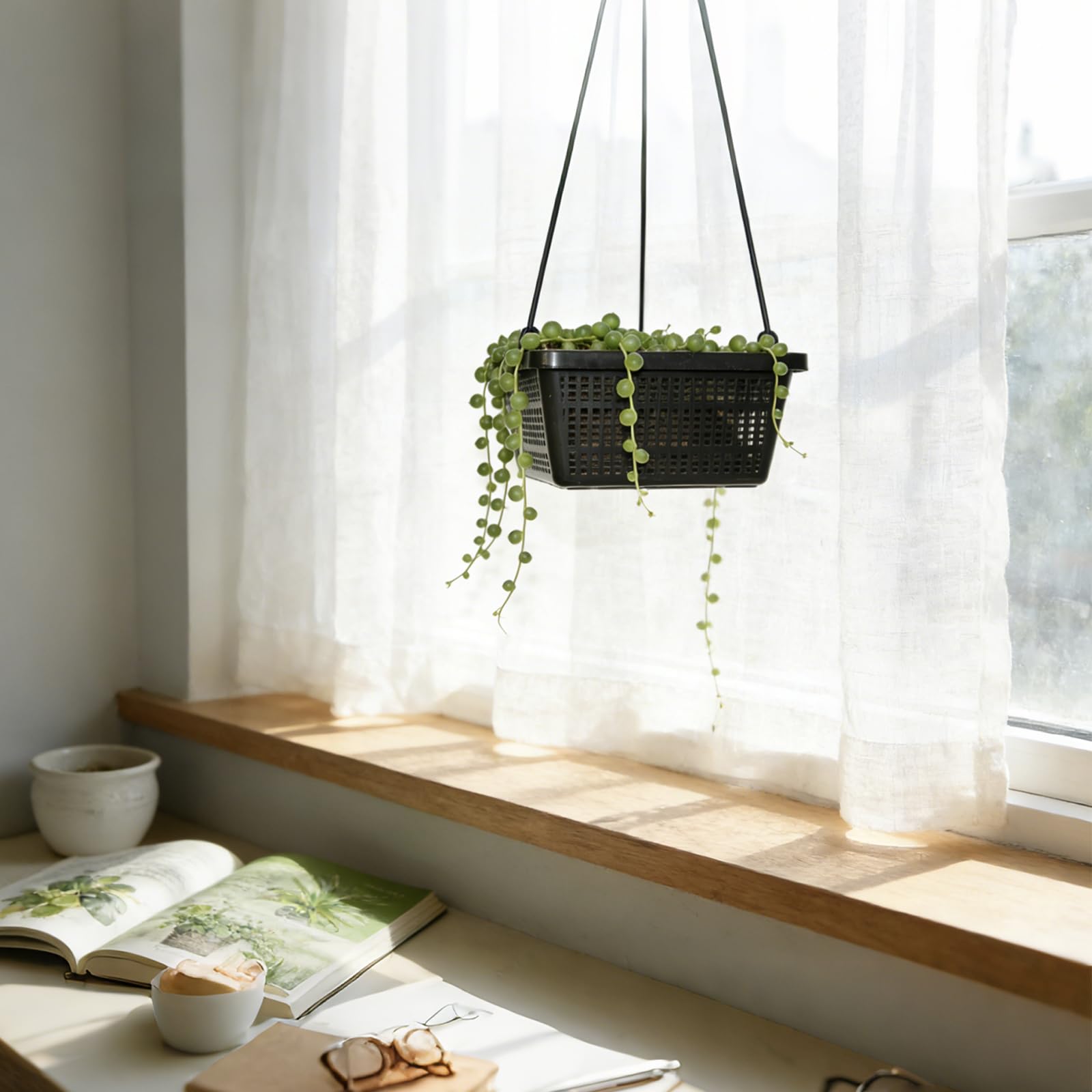 CHTASO easy-install pond basket to lower and secure plants