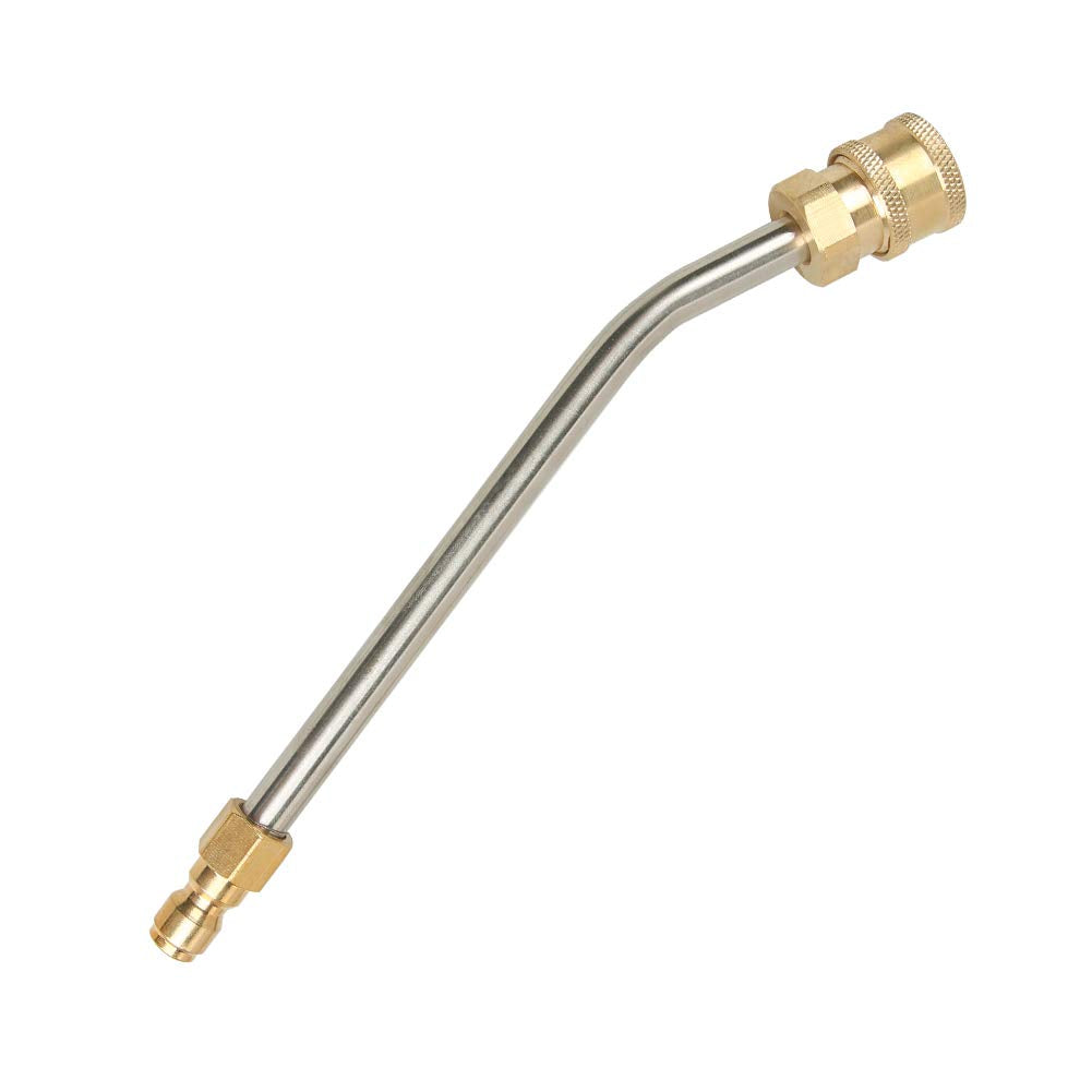 CHAVOR gutter cleaner attachment with a 7-inch rod for high-reach cleaning from the ground.