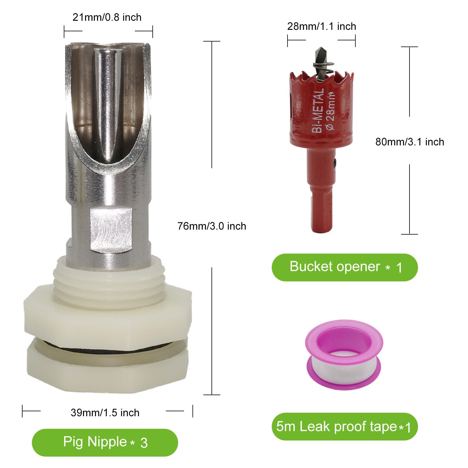 CHCTD farm-ready waterer suitable for sows, piglets, and goats.