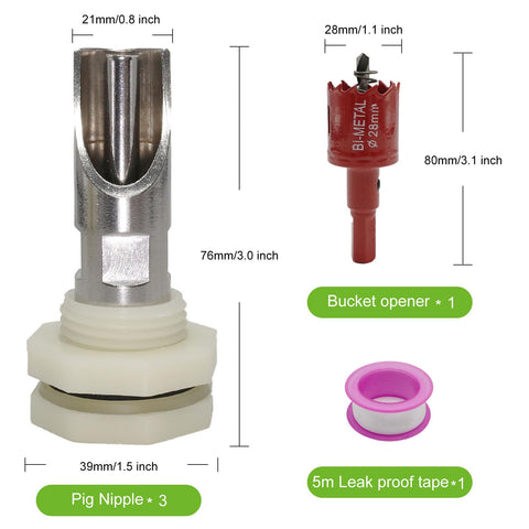 CHCTD farm-ready waterer suitable for sows, piglets, and goats.