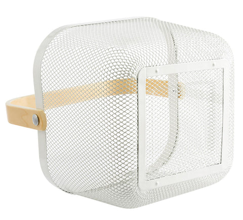 Cheardia rectangle-base basket providing stable storage on shelves