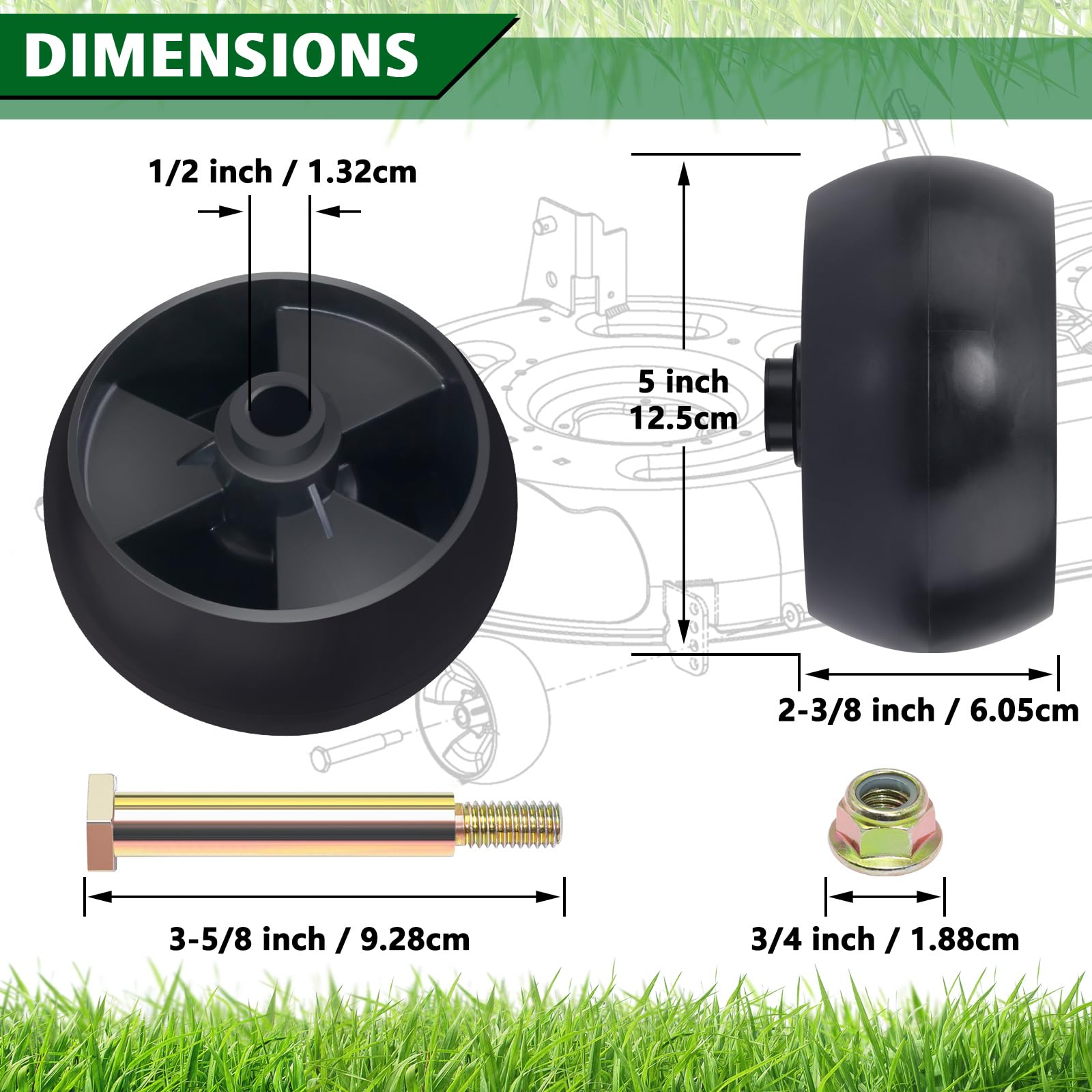 OEM replacement for 734-04155 and Toro models