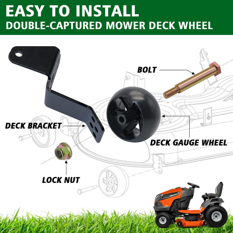 CheeMuii 5-inch deck wheel diameter designed for even cutting