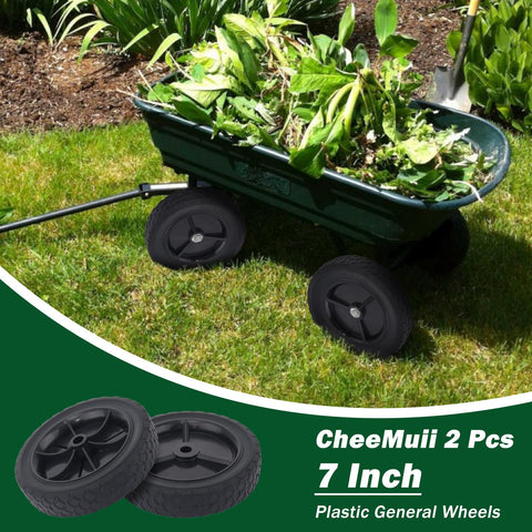 CheeMuii 7-inch wheel PVC material resists wear and aging