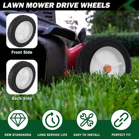 CheeMuii 7-inch wheels bore 1/2 inch, quick mounting compatibility.
