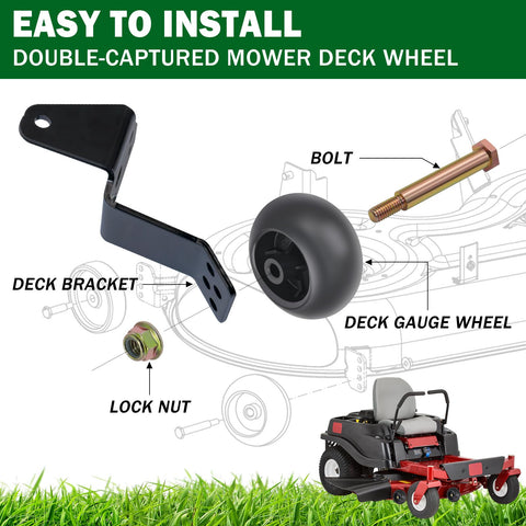 CheeMuii compatibility chart shows fit for 42-54 inch mower decks