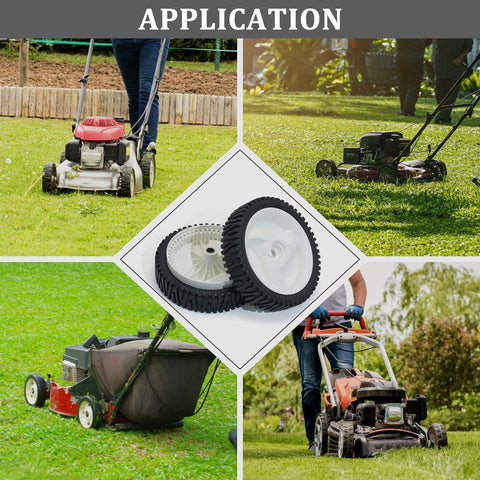 CheeMuii compact wheel replacement ideal for push mowers