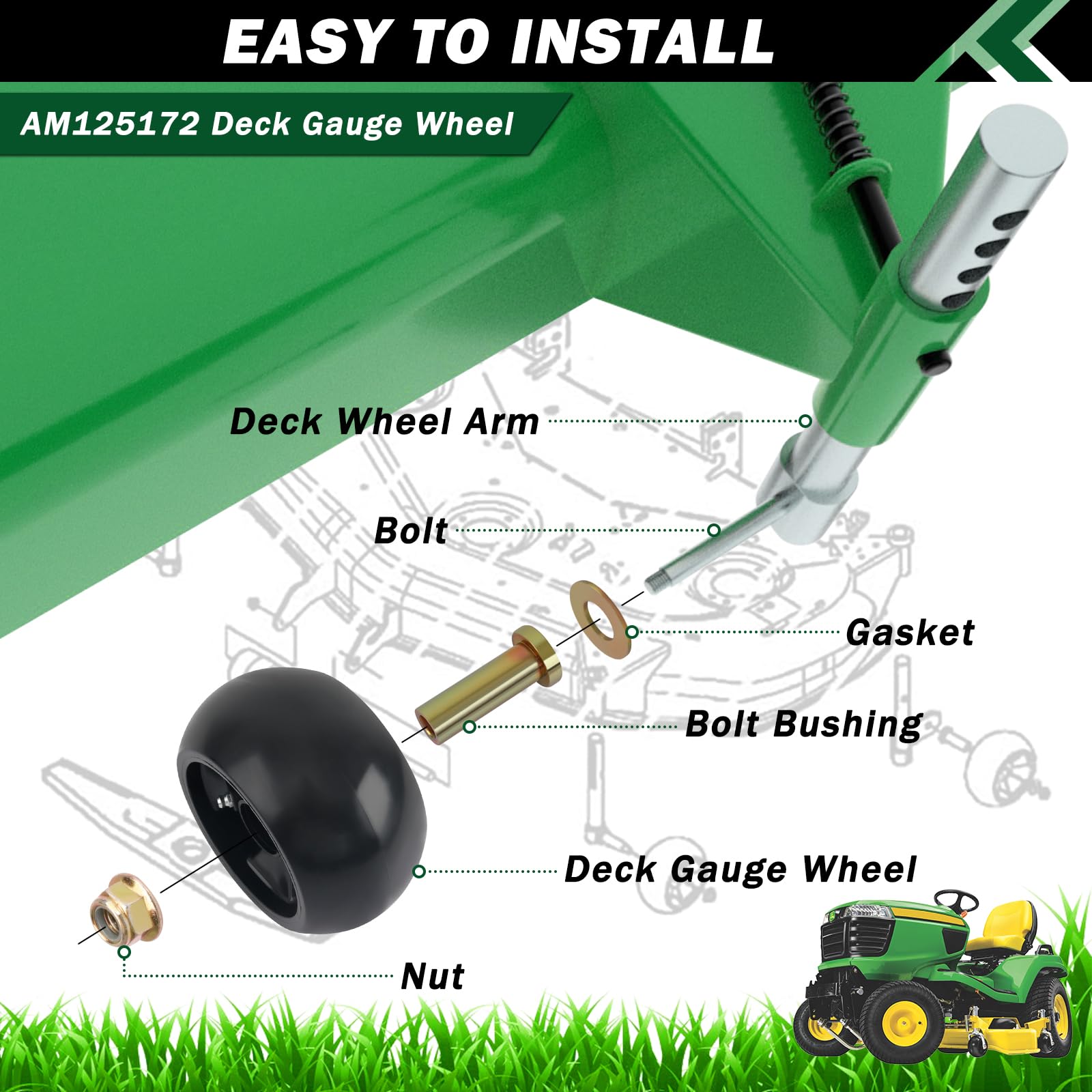 CheeMuii compatibility with John Deere decks offers broad model fit.