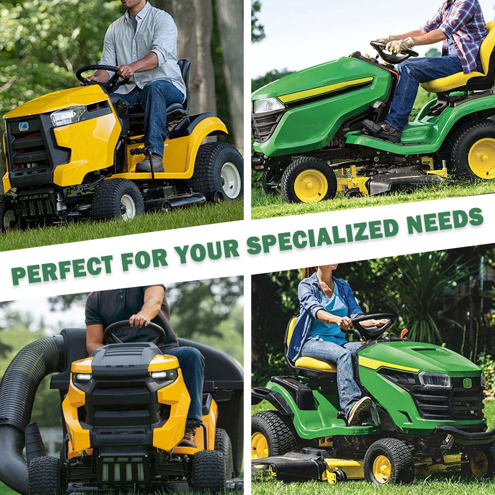 CheeMuii deck spindle fit for multiple John Deere models and mounting spacing