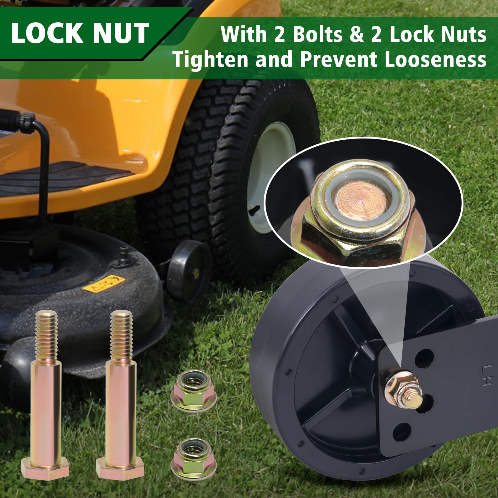 CheeMuii deck wheels dimensions highlight wheel size and bore.