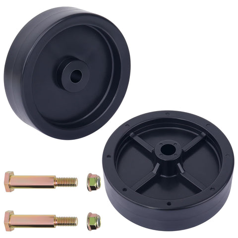CheeMuii deck wheels 2-pack ready for replacement for smooth mowing.