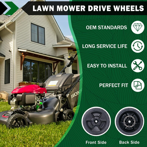 CheeMuii HRN216 easy-install wheels simplify replacing rear wheels.
