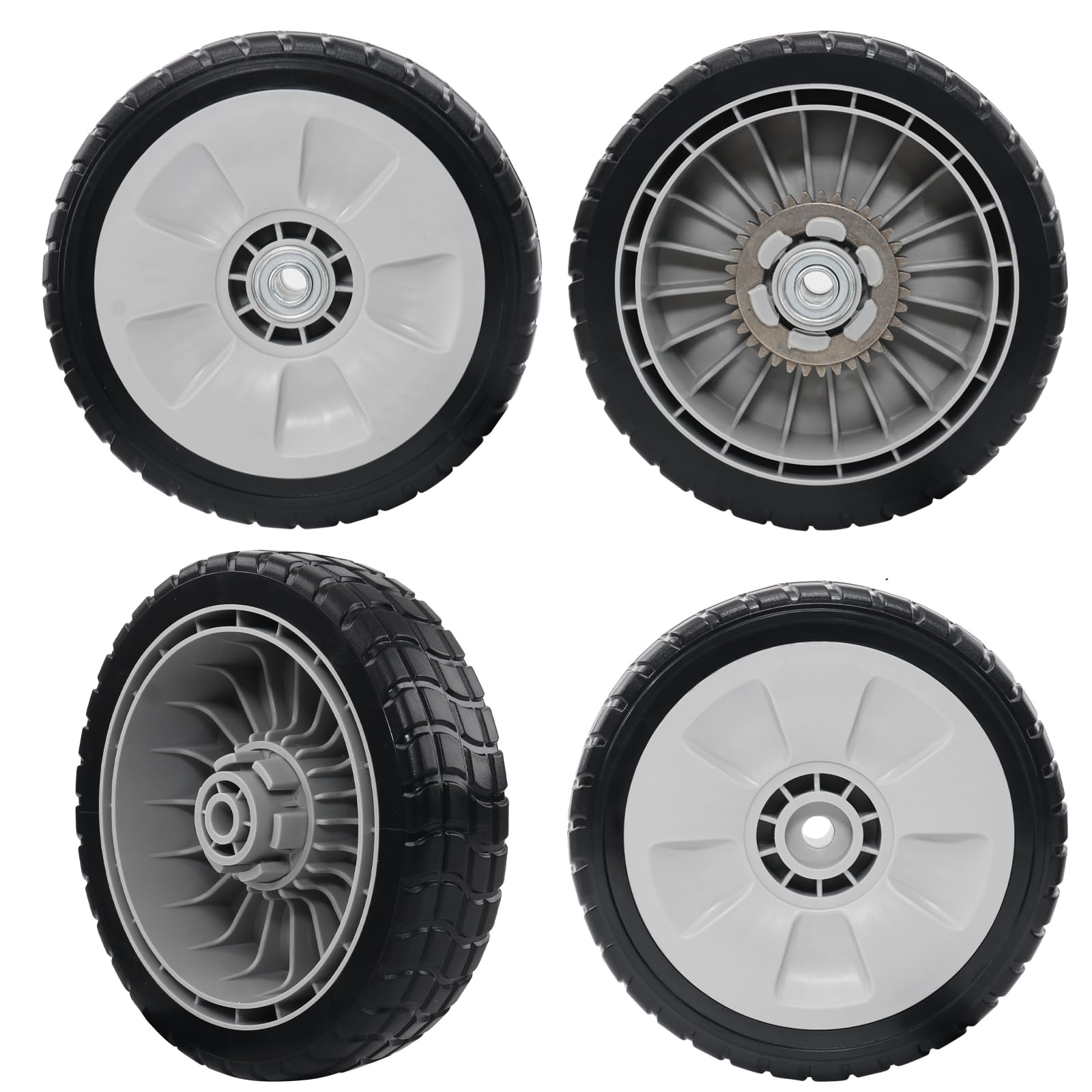 CheeMuii HRR216 rear wheels with metal gears for reliable traction.