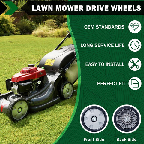 CheeMuii HRX217-compatible rear wheels simplify replacement on multiple variants.