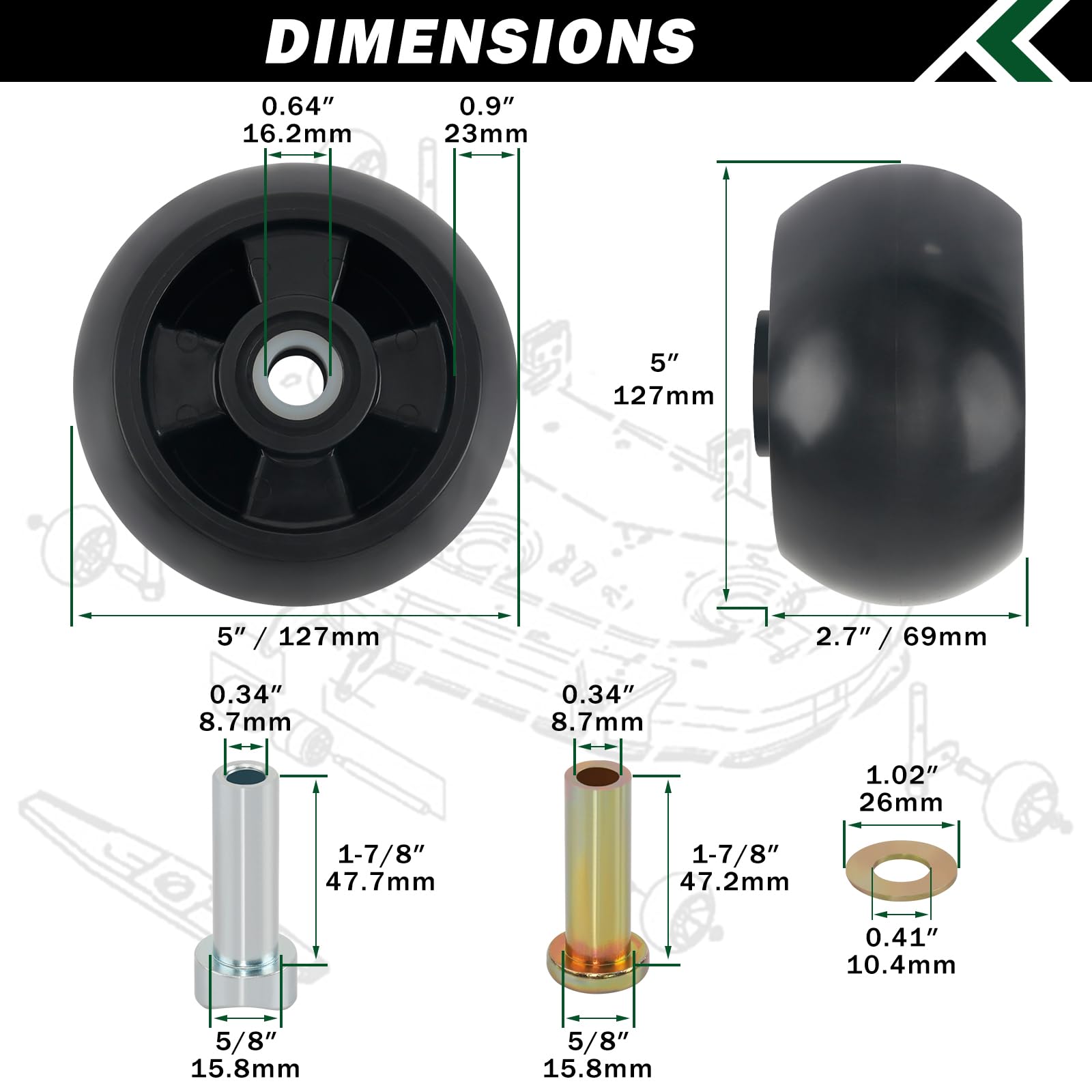 CheeMuii hub detail highlights fitment and stable deck operation