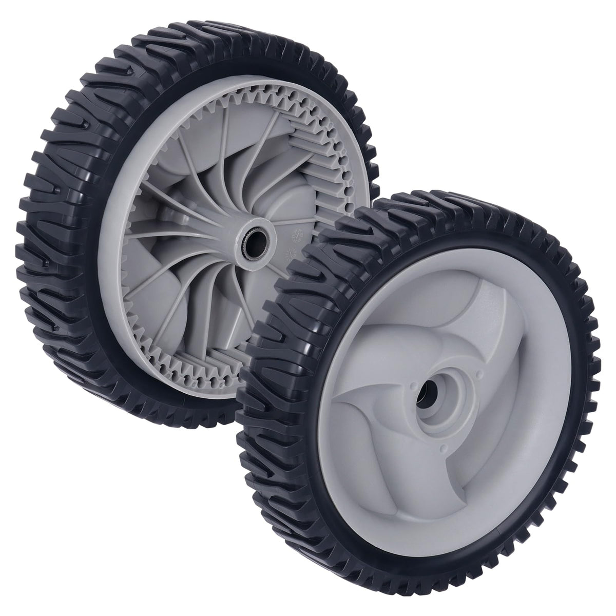 CheeMuii 8-inch front drive lawn mower wheels for effortless pushing