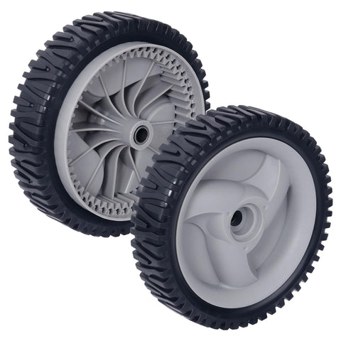 CheeMuii 8-inch front drive lawn mower wheels for effortless pushing