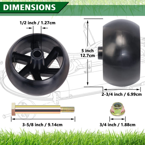 CheeMuii pack contents with wheels bolts and lock nuts
