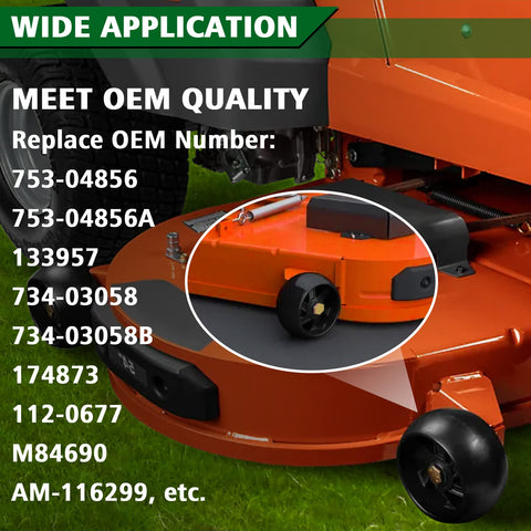 CheeMuii polypropylene wheels offering durability outdoors