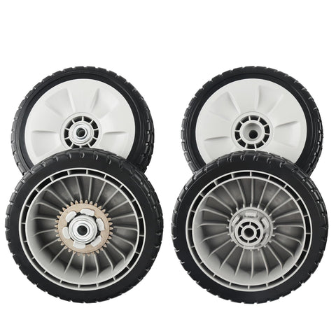 CheeMuii rear wheels kit with two replacement wheels and gears for better traction